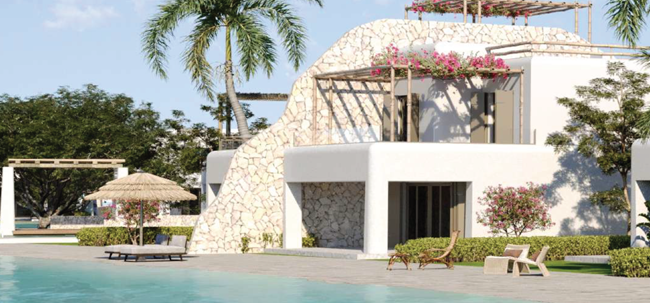 فيلا تسليم فوري 280م في قرية بيانكي اليوس الساحل الشمالي