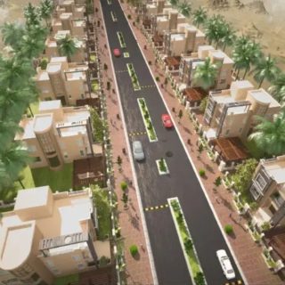 Live in West Dunes 6 October project villa with an area of 220 meters