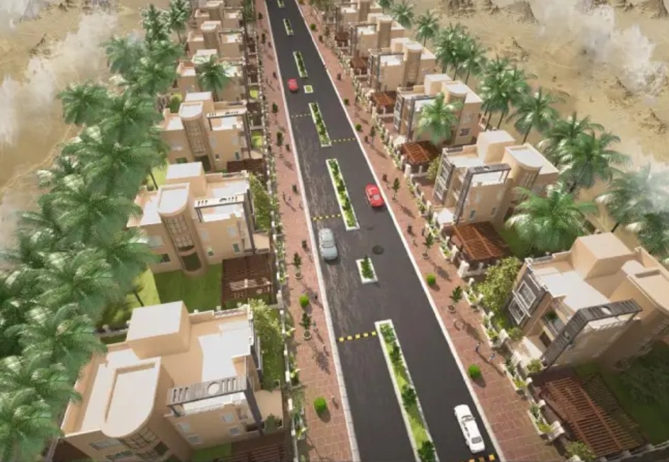 Live in West Dunes 6 October project villa with an area of 220 meters