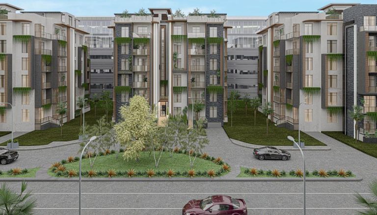 Receive your apartment in one of the largest compounds in 6th of October Up West Compound