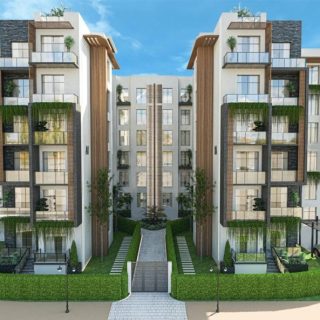 Receive your apartment in one of the largest compounds in 6th of October Up West Compound