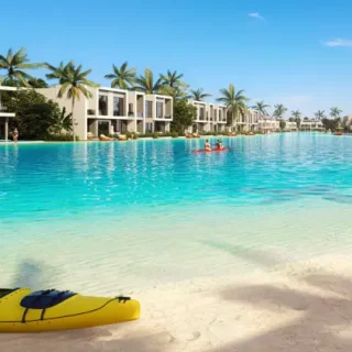 بمساحة 130 متر اسكن في منتجع أزها الساحل الشمالي