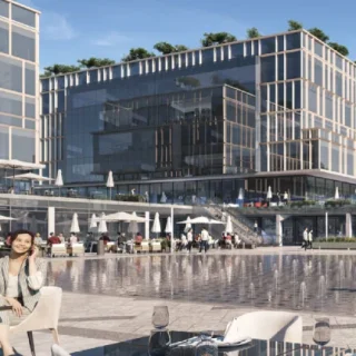 Get a shop in Atom New Cairo with an area of 93 meters