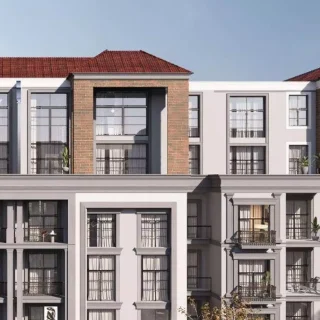 185m apartment for sale in a very prime location inside Peerage New Cairo Compound