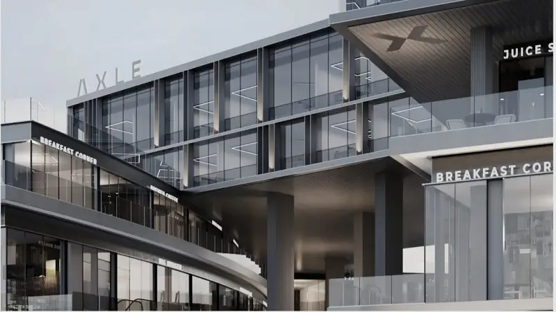 Book a unit 107 meter in Axle New Cairo project