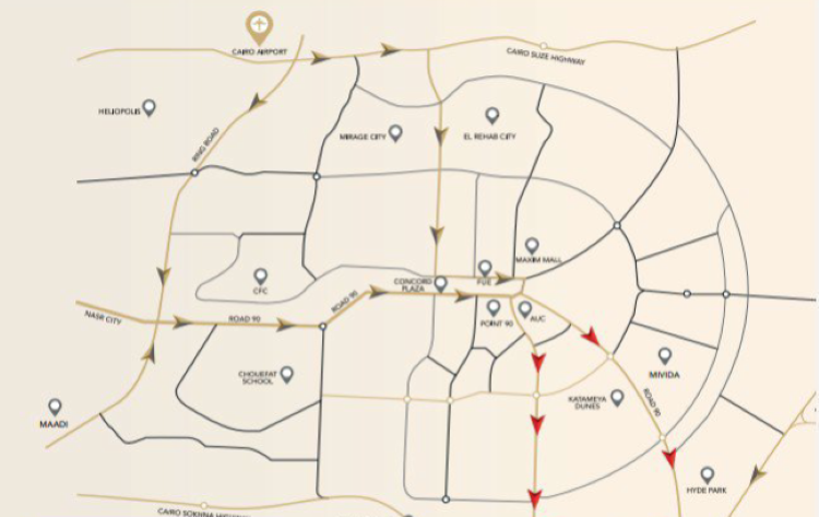 For sale in The Icon Gardens Compound Fifth Settlement an apartment with an area of 110m at a very attractive price