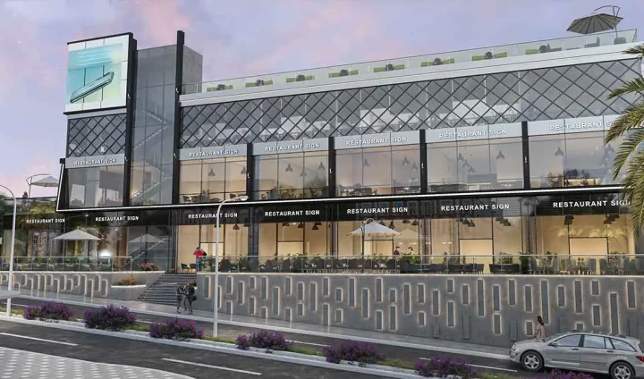 Buy an office with an area of 54m in V Terrace Mall New Cairo