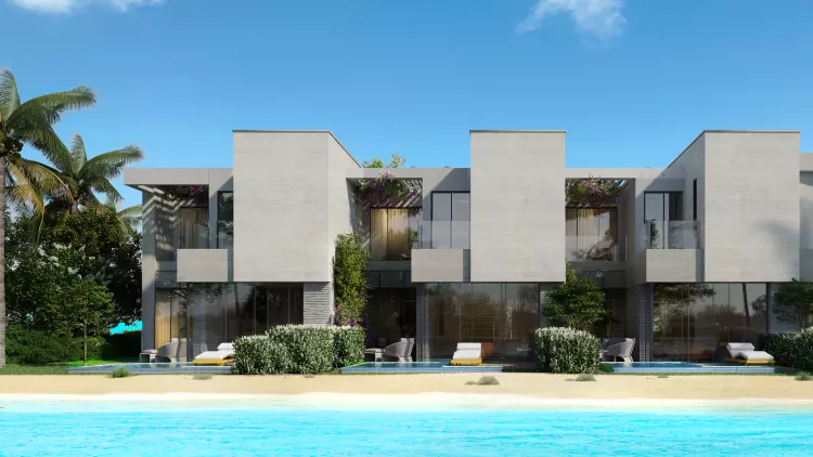 بمساحة 130 متر اسكن في منتجع أزها الساحل الشمالي