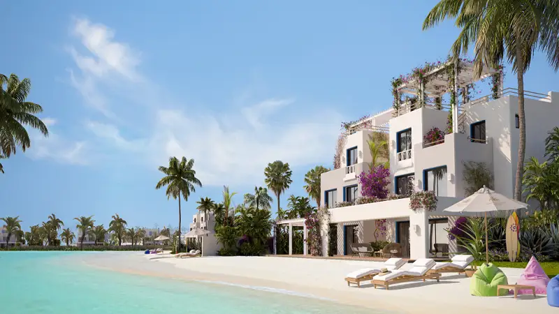 شاليه رائع 122م للبيع في موقع مميز جدا داخل لفلز ماونتن فيو الساحل الشمالي