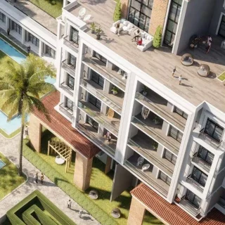 185m apartment for sale in a very prime location inside Peerage New Cairo Compound