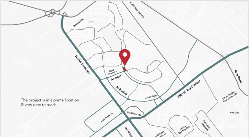 Own your apartment in Sky Ramp Sheikh Zayed with an area of 140 meters