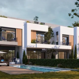 80 meter apartment for sale in a prime location and at the lowest price per square meter in Lugar New Zayed Gates Compound