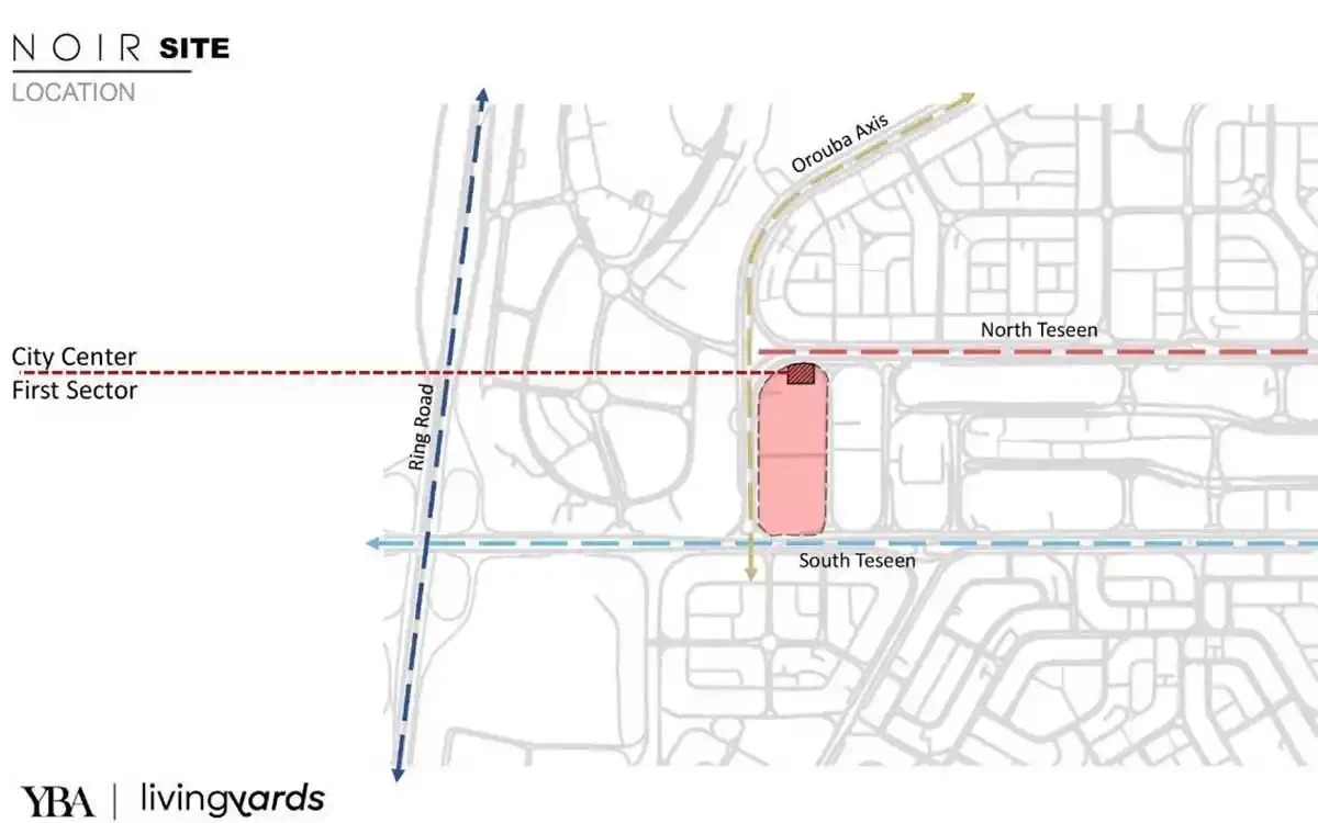 أحصل على مكتب في نوار التجمع الخامس بمساحة 96 متر