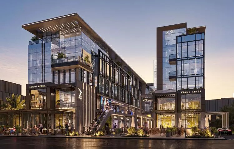 مكتب مميز للبيع في زيد 90 مول بمساحة 90 متر