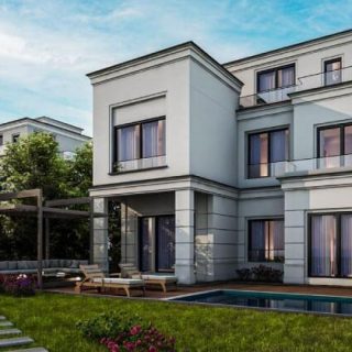 اميز توين هاوس للبيع بكمبوند جميرا ويست بمساحة 240 متر