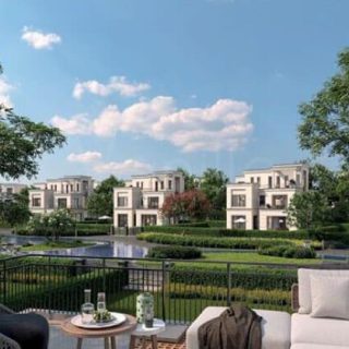 اميز توين هاوس للبيع بكمبوند جميرا ويست بمساحة 240 متر