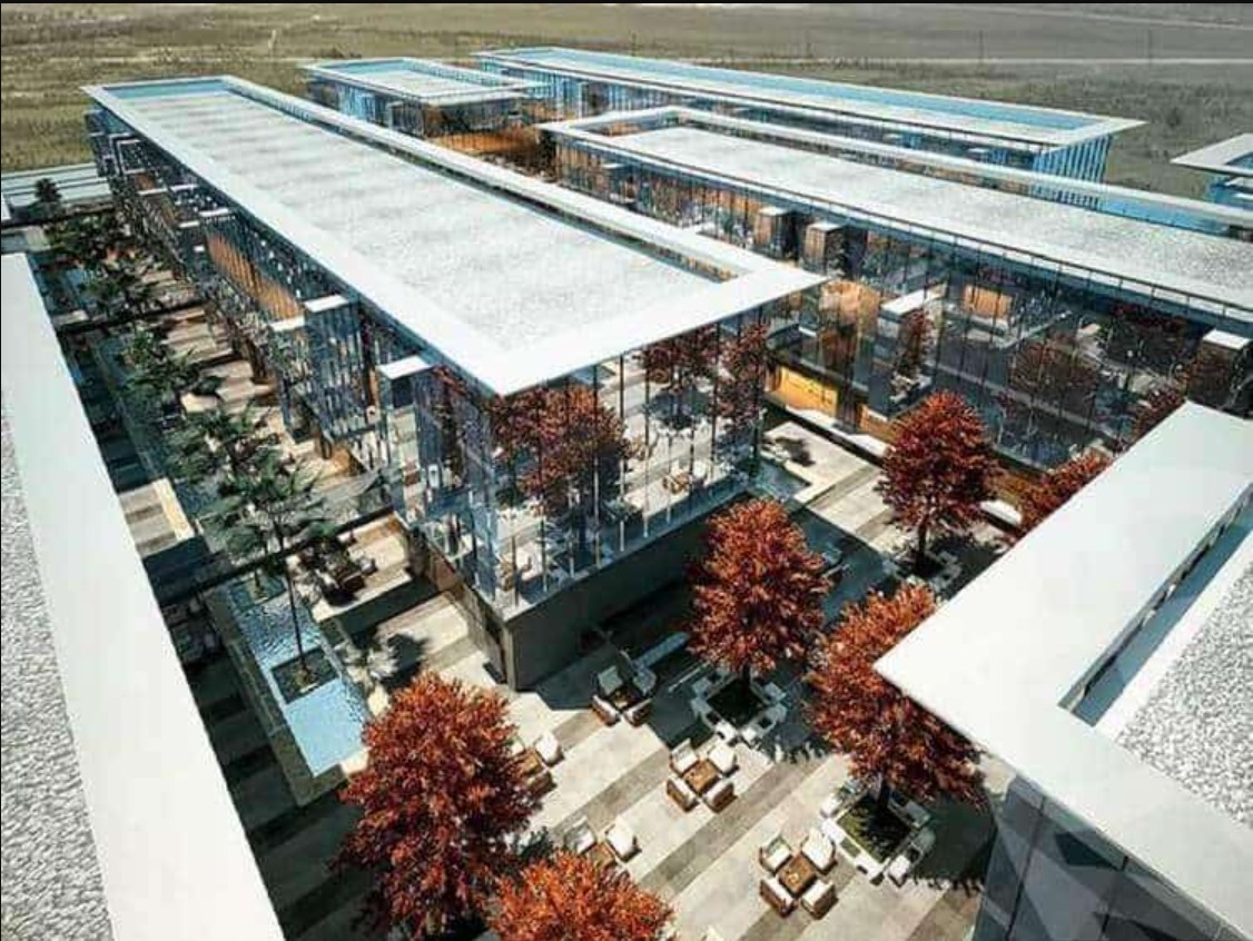 للبيع بالتقسيط مكتب 200 متر في 5A مول القاهرة الجديدة