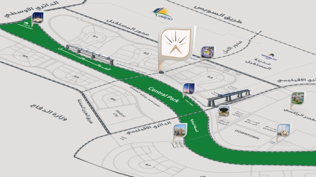 وحدات بمساحة 110 متر للحجز في بوتانيكا العاصمة الإدارية الجديدة