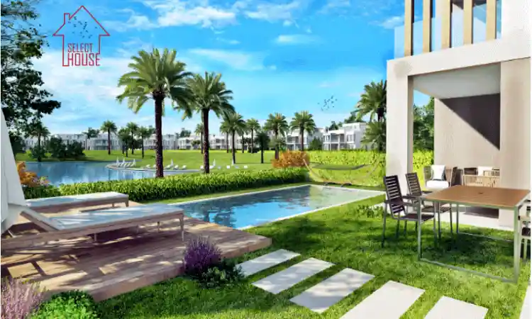 with attractive price for a 280m villa in Hacienda Red North Coast project with a great view