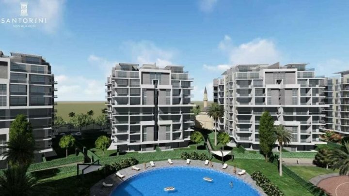 للبيع بالتقسيط دوبلكس 219 متر في قرية سانتوريني العلمين الجديدة