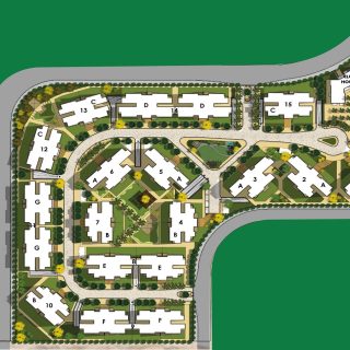 Your apartment in Green 6th of October Compound with facilities up to 10 years