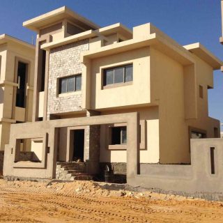 live in Jubail October Twin House with an area of 435 meters