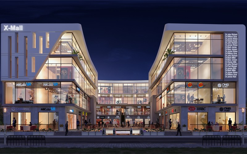 With An Area Of 42 meters Book Your Administrative Unit in X Plaza Mall Fifth Settlement