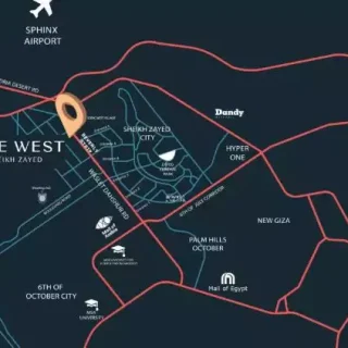 Buy a townhouse with an area of 240m in Lake West Sheikh Zayed