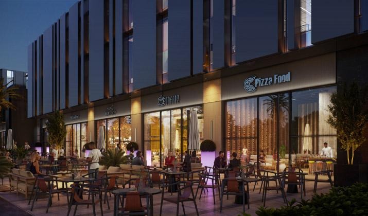 In Sheikh Zayed book an office in D Line Mall with an area of 100 meters