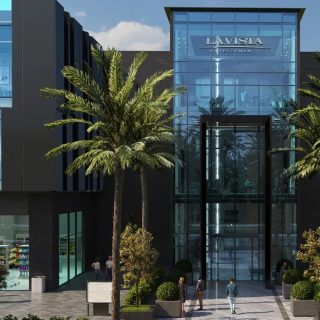 In Sheikh Zayed book an office in D Line Mall with an area of 100 meters