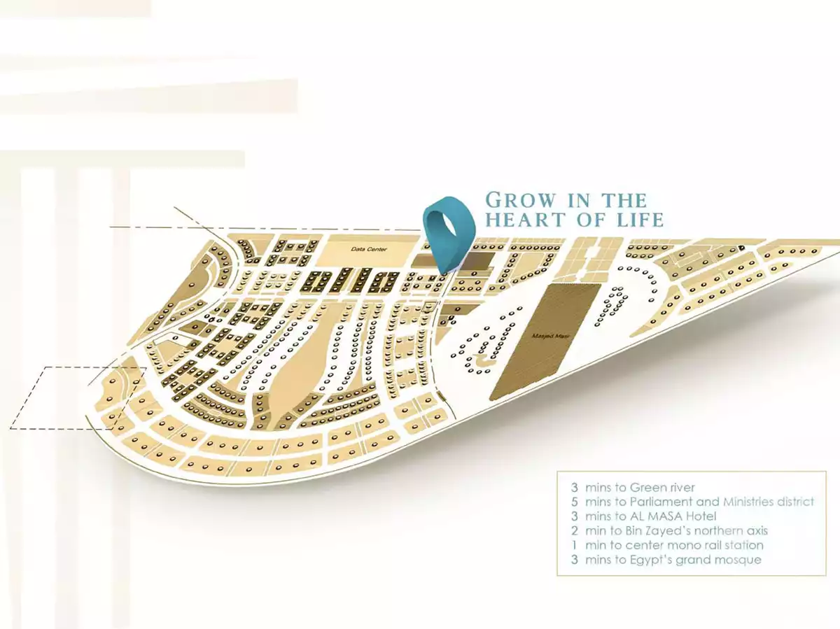 Administrative units with an area of 64m for reservation in The Tower New Capital project