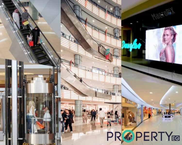 For sale on installment a 63m shop at The Vibe Mall New Cairo