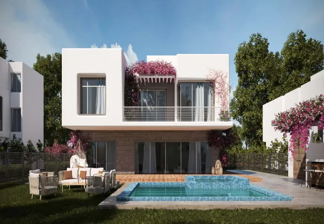 ارخص شاليه 160م للبيع فى منتجع سيزن الساحل الشمالي