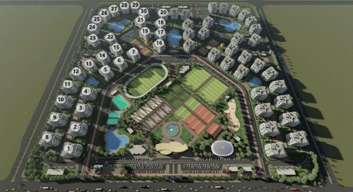 للبيع بالتقسيط دوبلكس 219 متر في قرية سانتوريني العلمين الجديدة