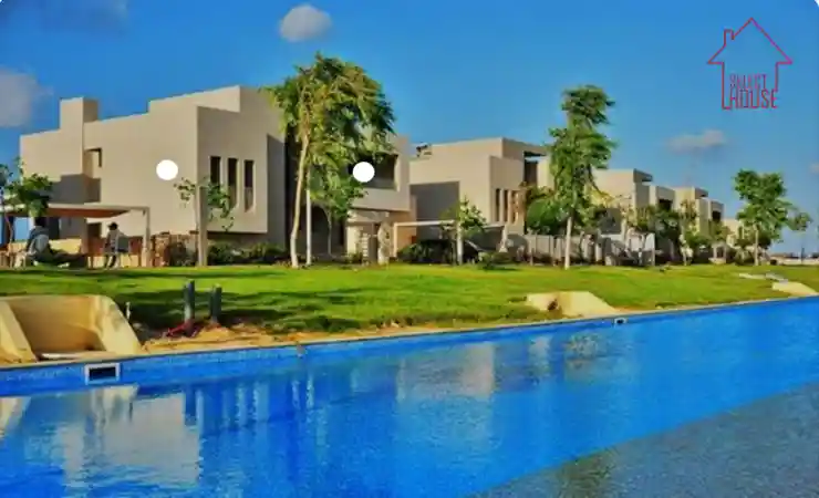 with attractive price for a 280m villa in Hacienda Red North Coast project with a great view