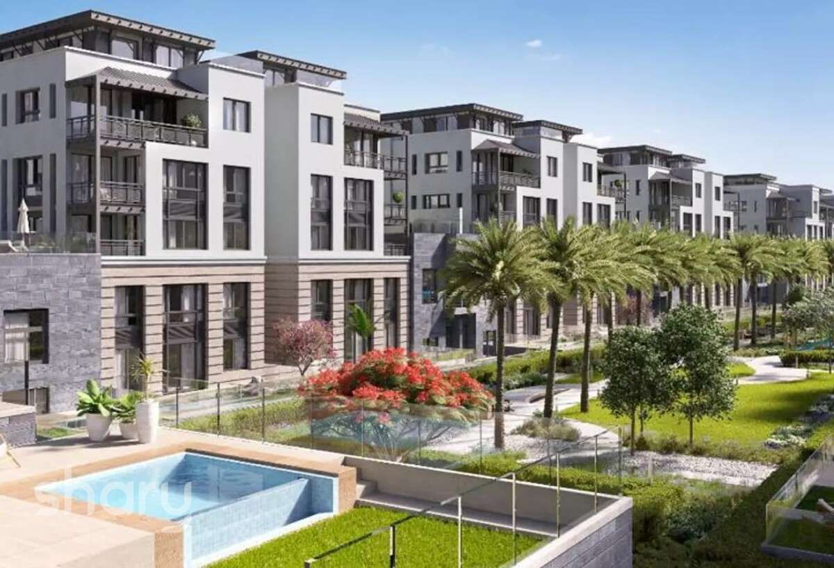 بسعر مغري شقة 135م بتريو فيلا القاهرة الجديدة فيو رائع