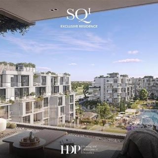 لمحبى الرقي شقة للبيع في كمبوند SQ1 التجمع الخامس بمساحة 124 متر