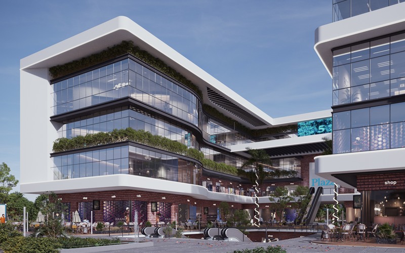 With An Area Of 42 meters Book Your Administrative Unit in X Plaza Mall Fifth Settlement