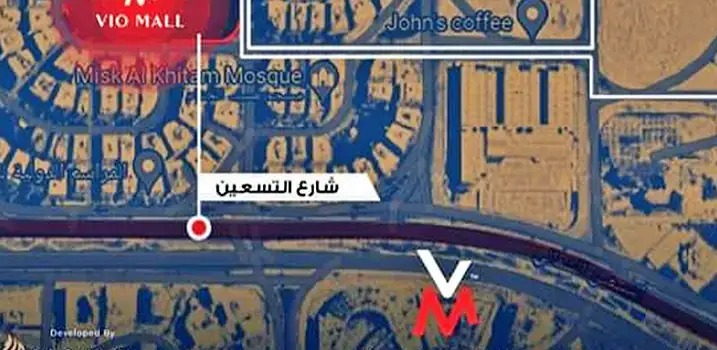 Seize the opportunity and own an office in Vio New Cairo with an area of 50m.