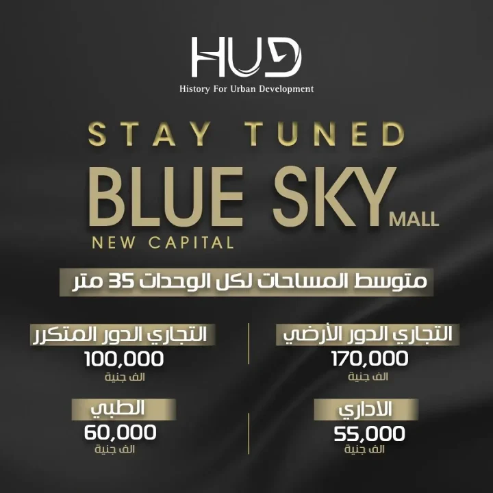 Buy a shop with an area of 87 meters in Blue Sky New Capital