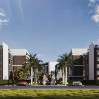 شقة رائعة 128م للبيع في موقع مميز جدا داخل بالم ايلاند الشروق