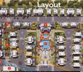 للبيع بالتقسيط فيلا 279 متر في كمبوند لاديرا زايد الجديدة