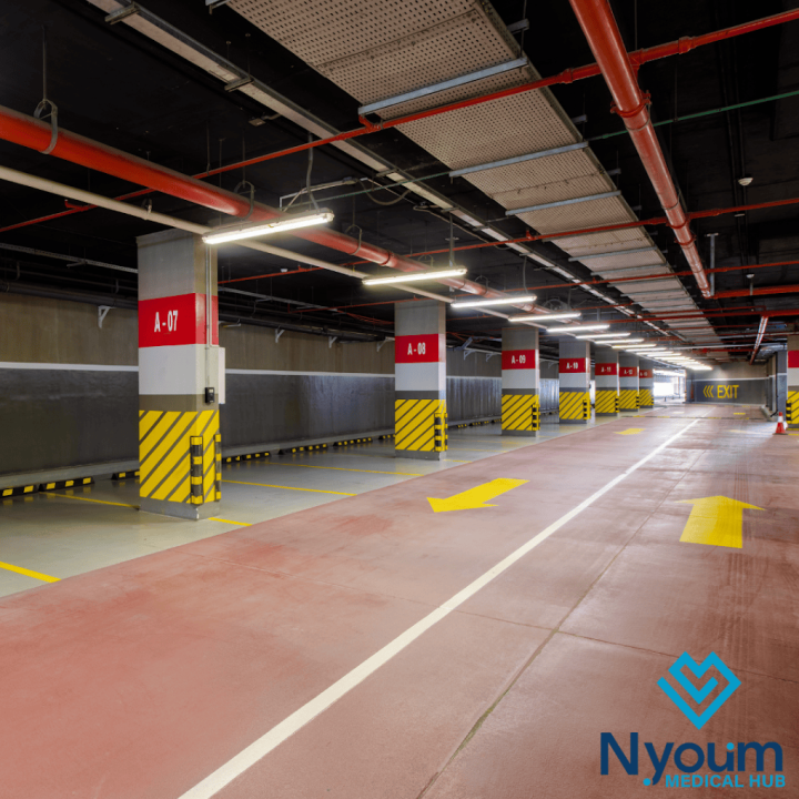 For lovers of sophistication: Clinic for sale in Nyoum Medical Hub New Cairo with an area of 54 meters