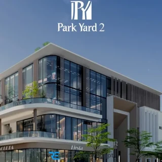 At an attractive price a 90m shop in Park Yard 2 Mall 6th of October City with a great view