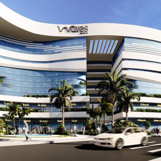 مول ويفز النزهة الجديدة ابني العقارية – Waves Complex Mall Nozha