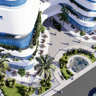 مول ويفز النزهة الجديدة ابني العقارية – Waves Complex Mall Nozha