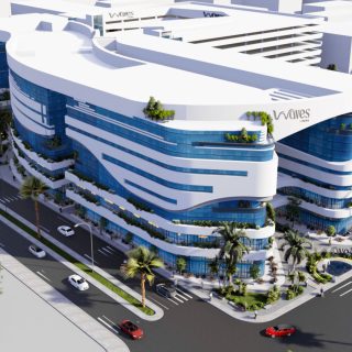 مول ويفز النزهة الجديدة ابني العقارية – Waves Complex Mall Nozha