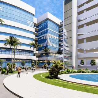 مول ويفز النزهة الجديدة ابني العقارية – Waves Complex Mall Nozha