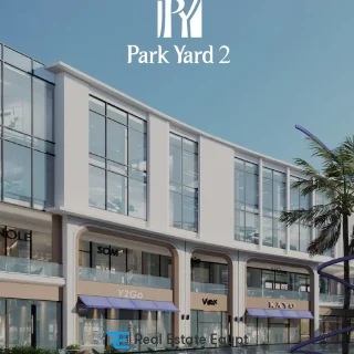 At an attractive price a 90m shop in Park Yard 2 Mall 6th of October City with a great view