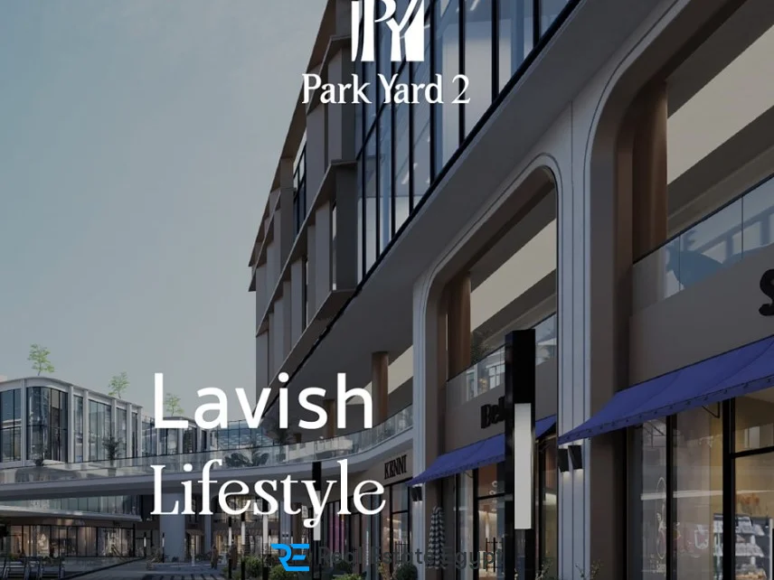 At an attractive price a 90m shop in Park Yard 2 Mall 6th of October City with a great view